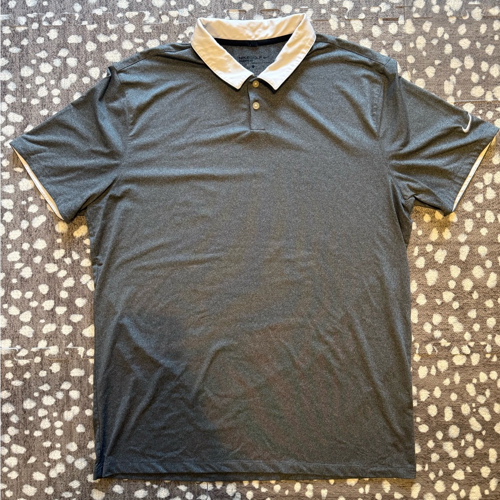 Men's Nike Gray Golf Polo